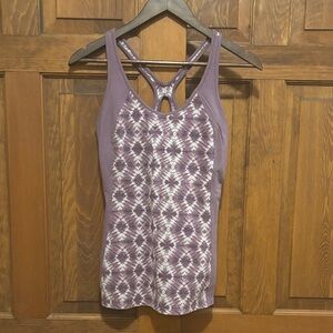 Patagonia Purple Tie-Dye Yoga Tank Top